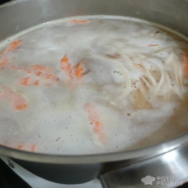 Рецепт: Удон с овощами и курицей - Суп с лапшой удон с курицей, яйцом и овощами. Ужин в азиатском стиле. Рецепт: Удон с овощами и курицей - Суп с лапшой удон с курицей, яйцом и овощами. Ужин в азиатском стиле.