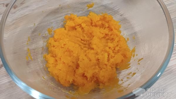 Рецепт: Вафли тыквенные - со сметаной Рецепт: Вафли тыквенные - со сметаной