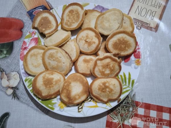 Рецепт: Ванильные оладьи - пышные на молоке Рецепт: Ванильные оладьи - пышные на молоке