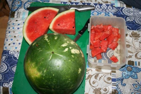 Рецепт: Варенье из арбузных корок - безотходное производство Рецепт: Варенье из арбузных корок - безотходное производство