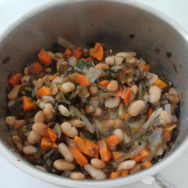 Рецепт: Вегетарианский пп-паштет из морской капусты и белой фасоли - Полезные рецепты с морской капустой. Бутерброды с паштетом из морской капусты. Рецепт: Вегетарианский пп-паштет из морской капусты и белой фасоли - Полезные рецепты с морской капустой. Бутерброды с паштетом из морской капусты.