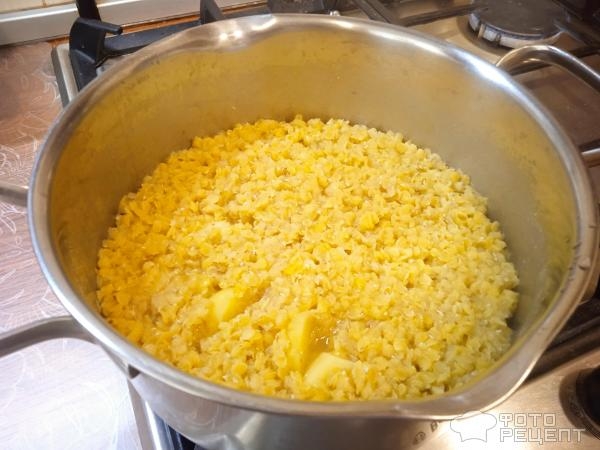 Рецепт: Вегетарианский суп с чечевицей - постный овощной суп-пюре с красной чечевицей Рецепт: Вегетарианский суп с чечевицей - постный овощной суп-пюре с красной чечевицей