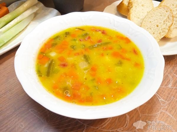 Рецепт: Вегетарианский суп с чечевицей - постный овощной суп-пюре с красной чечевицей Рецепт: Вегетарианский суп с чечевицей - постный овощной суп-пюре с красной чечевицей