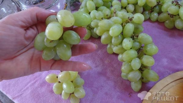 Рецепт: Виноград, консервированный в сиропе с лимоном и мятой - Очень красиво и вкусно. Рецепт: Виноград, консервированный в сиропе с лимоном и мятой - Очень красиво и вкусно.