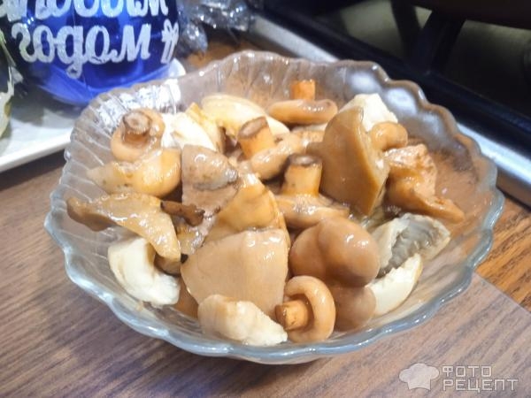 Рецепт: Вкуснейший винегрет с секретиком - с маринованными грибами