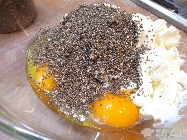 Рецепт: Воздушная запеканка - с чиа и лимоном Рецепт: Воздушная запеканка - с чиа и лимоном