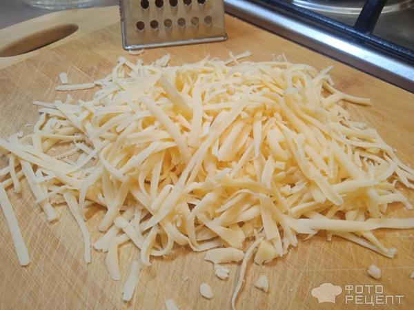 Рецепт: Закуска из дайкона - с сыром и чесноком