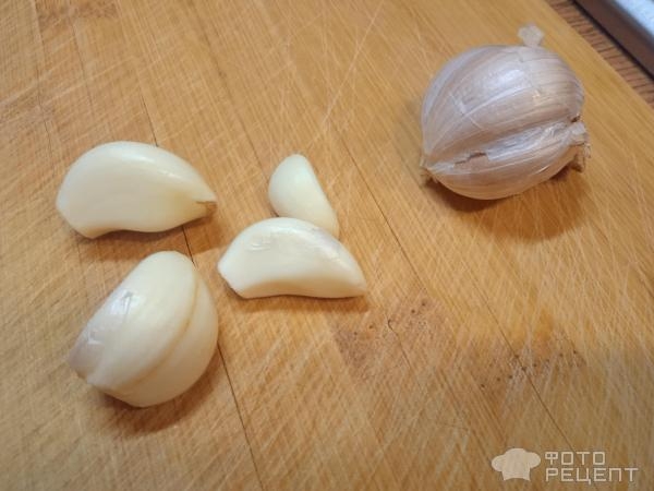 Рецепт: Закуска из дайкона - с сыром и чесноком