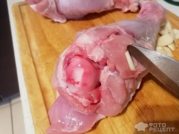 Рецепт: Запеченная индейка с картофелем - в сметанно-горчичном соусе Рецепт: Запеченная индейка с картофелем - в сметанно-горчичном соусе