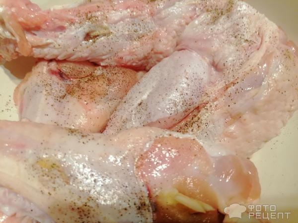 Рецепт: Запеченная индейка с картофелем - в сметанно-горчичном соусе Рецепт: Запеченная индейка с картофелем - в сметанно-горчичном соусе