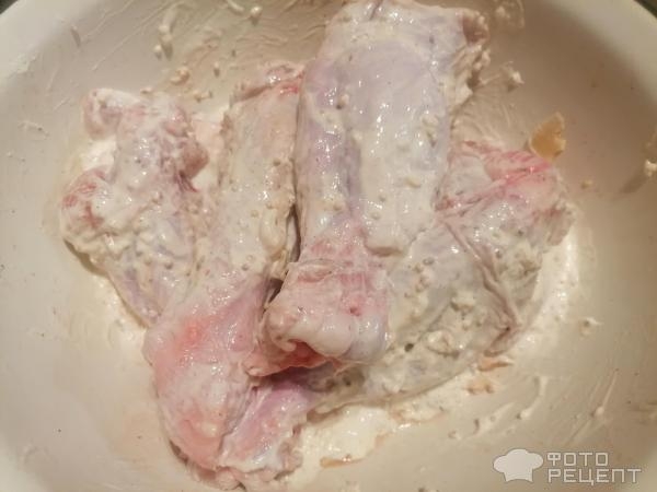 Рецепт: Запеченная индейка с картофелем - в сметанно-горчичном соусе Рецепт: Запеченная индейка с картофелем - в сметанно-горчичном соусе