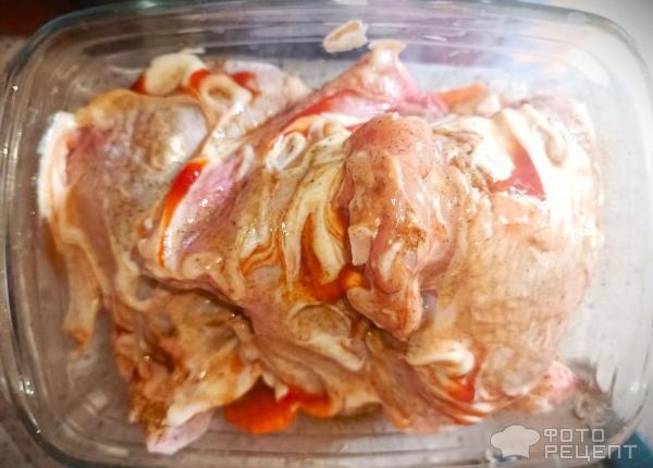 Рецепт: Запеченная курица с рисом - Быстрые и очень зажаристые бедрышки с рисом Рецепт: Запеченная курица с рисом - Быстрые и очень зажаристые бедрышки с рисом