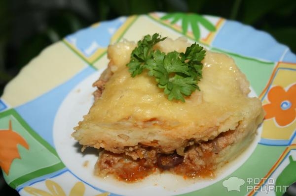 Рецепт: Запеканка из картофеля и куриного филе - с корнем сельдерея Рецепт: Запеканка из картофеля и куриного филе - с корнем сельдерея