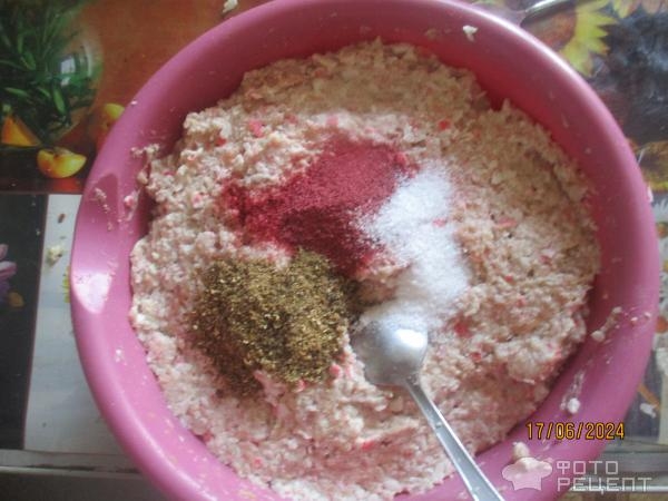 Рецепт: Запеканка из молок и крабового мяса (палочек) - в духовке