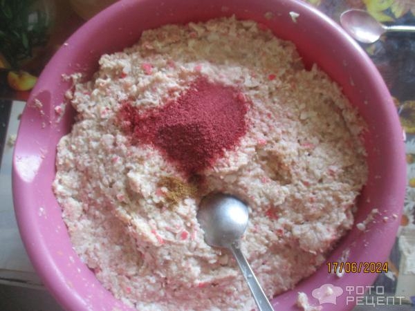 Рецепт: Запеканка из молок и крабового мяса (палочек) - в духовке