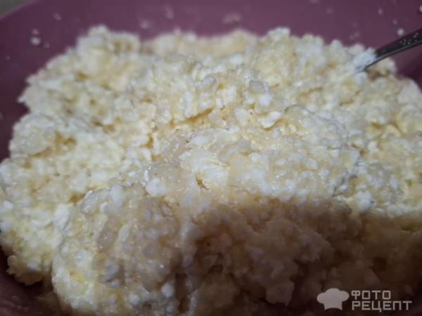 Рецепт: Запеканка из творога и пшенной каши - В моем исполнении. Рецепт: Запеканка из творога и пшенной каши - В моем исполнении.