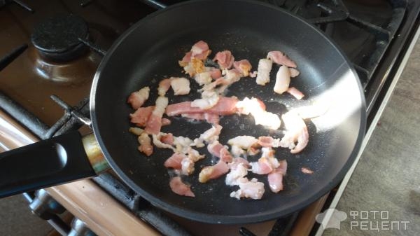 Рецепт: Завтрак из бекона с лавашом - Быстро, просто и сытно. Рецепт: Завтрак из бекона с лавашом - Быстро, просто и сытно.