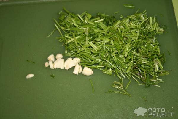 Рецепт: Зеленый соус - Из стеблей различной зелени Рецепт: Зеленый соус - Из стеблей различной зелени