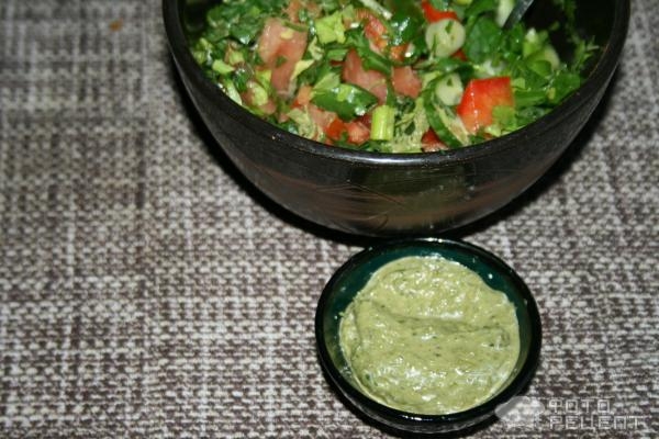 Рецепт: Зеленый соус - Из стеблей различной зелени Рецепт: Зеленый соус - Из стеблей различной зелени