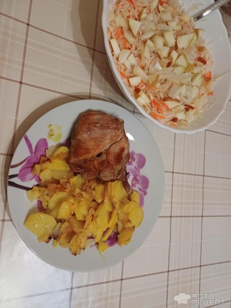 Рецепт: Жареная картошка по-домашнему - В моем исполнении. Рецепт: Жареная картошка по-домашнему - В моем исполнении.