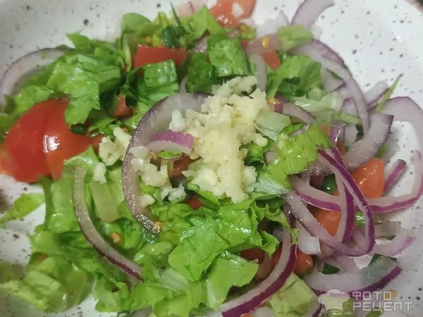 Рецепт: Жареная печень в зелени - Витаминная