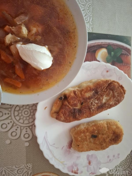 Рецепт: Жареные пирожки с яйцом и зеленым луком - Готовлю с любовью.