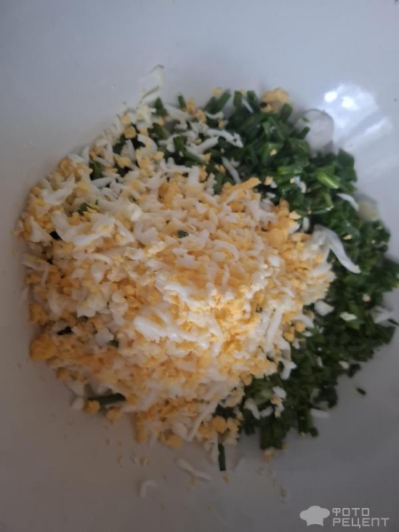 Рецепт: Жареные пирожки с яйцом и зеленым луком - Готовлю с любовью.