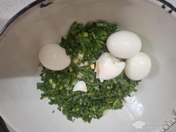 Рецепт: Жареные пирожки с яйцом и зеленым луком - Готовлю с любовью.