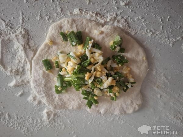 Рецепт: Жареные пирожки с яйцом и зеленым луком - Готовлю с любовью.