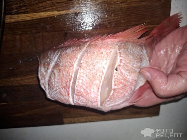 Рецепт: Жареный морской окунь - Готовлю с любовью.