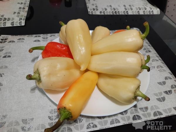 Рецепт: Жареный перец - В сметанно-майонезной заливке!