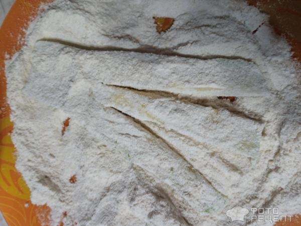 Рецепт: Жареный веер из кабачка - "Ладошка инопланетянина" в сырной корочке