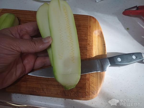 Рецепт: Жареный веер из кабачка - В моем исполнении. Рецепт: Жареный веер из кабачка - В моем исполнении.