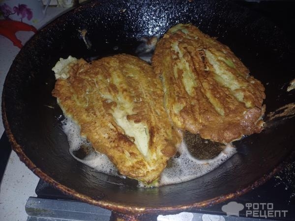 Рецепт: Жареный веер из кабачка - В моем исполнении. Рецепт: Жареный веер из кабачка - В моем исполнении.