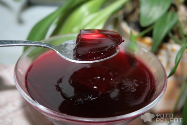 Рецепт: Желе из каркадэ - полезное лакомство Рецепт: Желе из каркадэ - полезное лакомство