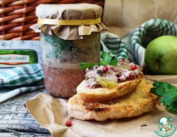 Рийет из индейки, запечённый в банке Рийет из индейки, запечённый в банке