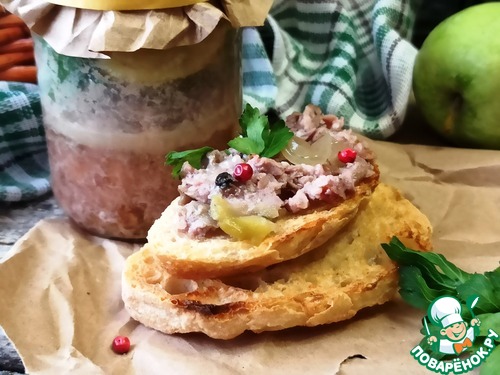 Рийет из индейки, запечённый в банке Рийет из индейки, запечённый в банке