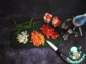 Рис с тунцом и овощами