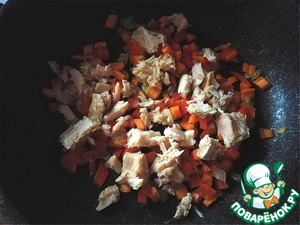 Рис с тунцом и овощами