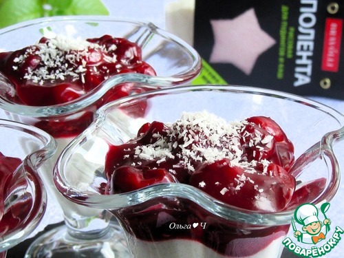 Рисовый мусс с вишней Рисовый мусс с вишней