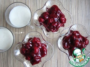 Рисовый мусс с вишней Рисовый мусс с вишней