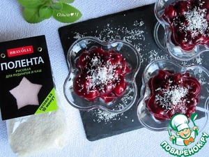 Рисовый мусс с вишней Рисовый мусс с вишней