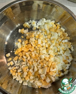 Рождественский салат Оливье