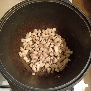 Рожки с грибами и курицей Рожки с грибами и курицей