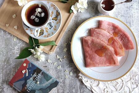 Розовые блины #пушкинкулинар Розовые блины #пушкинкулинар