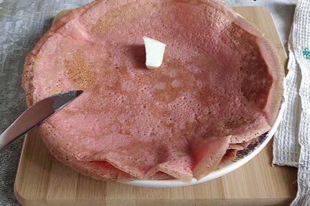 Розовые блины #пушкинкулинар Розовые блины #пушкинкулинар