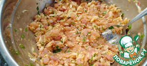 Рубленные куриные котлеты с сыром и зеленью