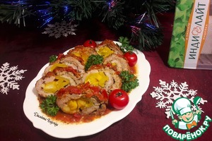 Рулет из индейки к Новогоднему столу Рулет из индейки к Новогоднему столу