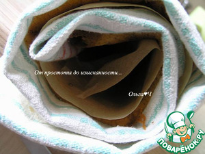 Рулет на сгущёнке с миндалём