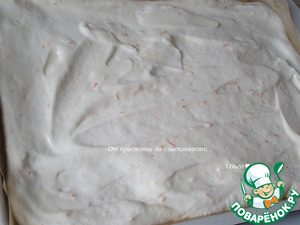 Рулет с творожным сыром и апельсином